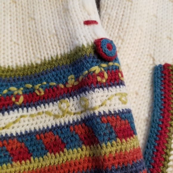 Icelandic Design Alpaca, Mohair, Wool Cardigan M - Picture 8 of 13